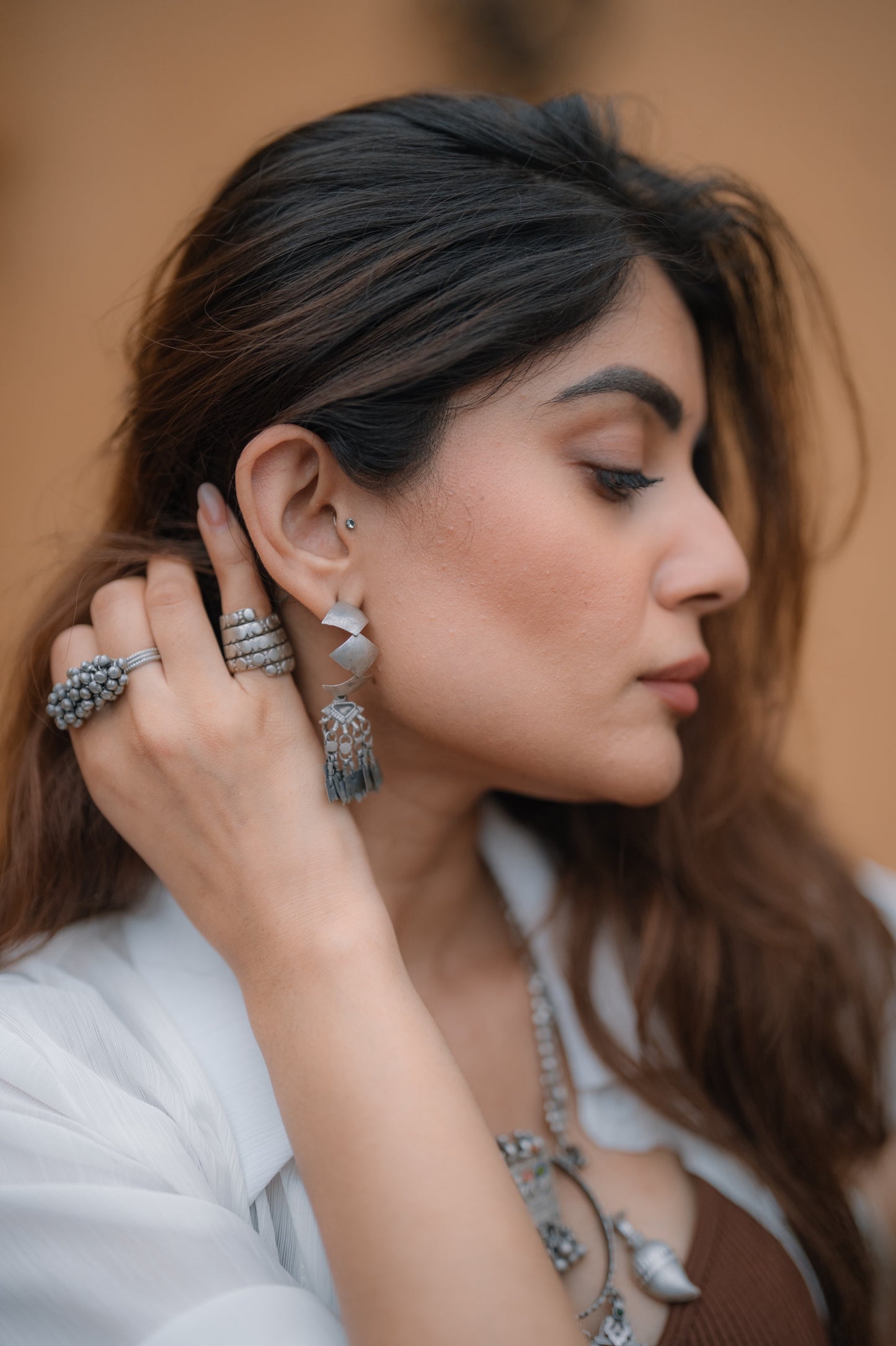 Vintage\antique silver jewellry\collectible\historic pieces\silver jewelry\earrings