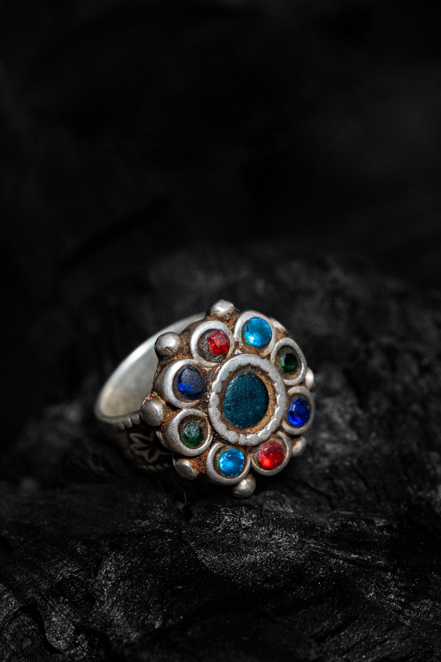 Antique\Vintage\collectible\Silver antique jewelry\silver jewelry\ Naturally oxidised.